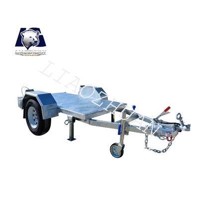 1 axes Hot Dip Galvanized Trailer OEM Trailer For Generator , Outdoor Work