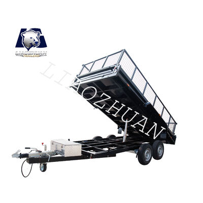 EU 14x6 Hydraulic Single-axis Tipper Painting Trailer 3500kg ATM (Electric Brake)