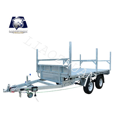 Hot-dip Galvanized Plant Trailer With 3000kg Atm And Led Adr Lights For Heavy-duty Use
